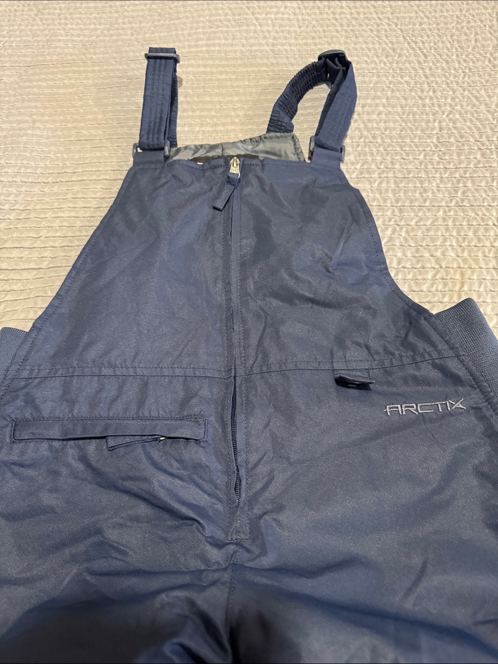 Arctix Kids Navy Blue Snow Bib Overalls - Picture 3 of 7